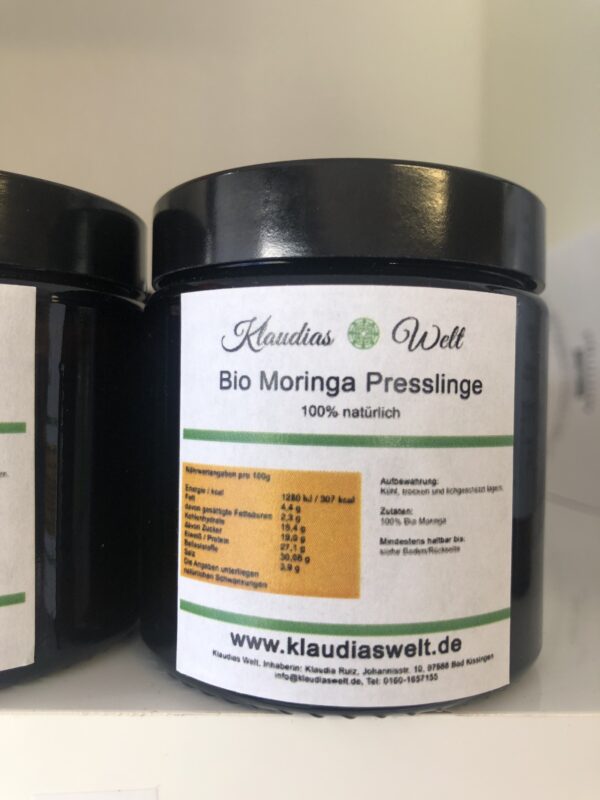 Bio Moringa Presslinge