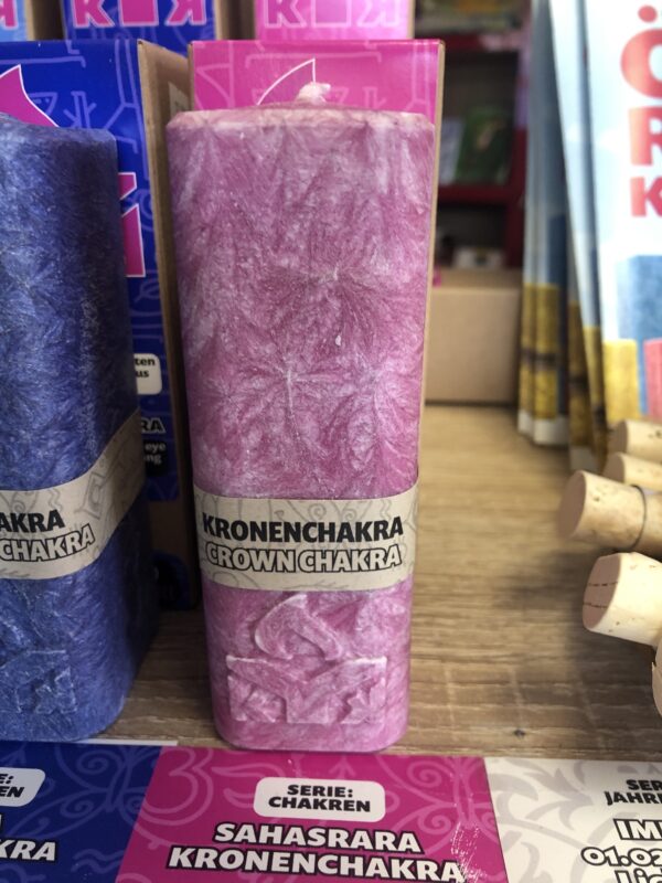 Kraftkerze Kronenchakra