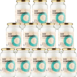 Bio Kokosöl CocoNativo – 1000mL (1L) – Bio Kokosfett, Kokosnussöl, Premium, Nativ, Kaltgepresst, Rohkostqualität, Rein